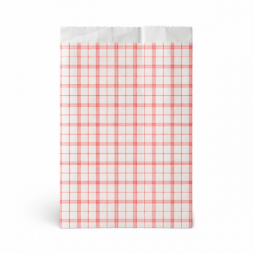 Χαρτοσακούλες καρώ ριζόχαρτου 