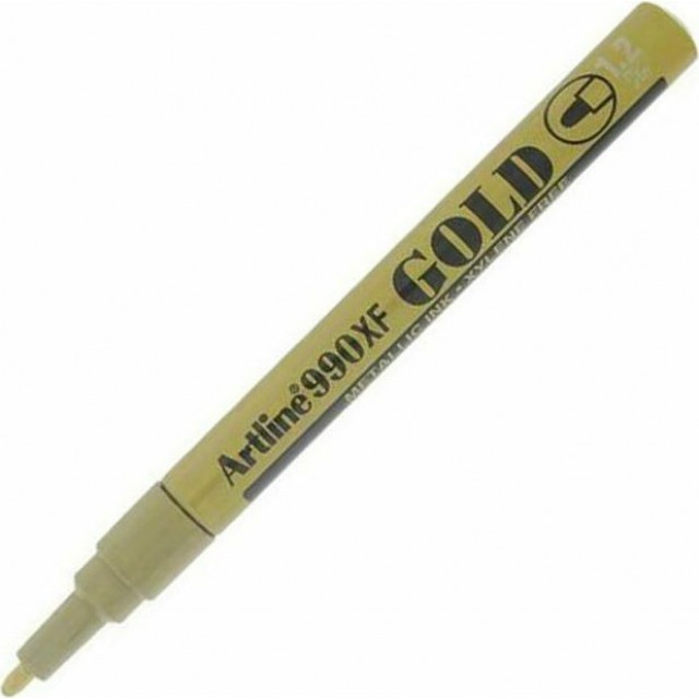 Artline 990XF Ανεξίτηλος Μαρκαδόρος Χρυσός 1.2mm