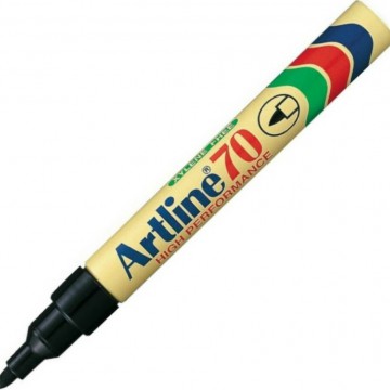 Artline 70 Ανεξίτηλος Μαρκαδόρος Μαύρος 1.5mm (Επαναγεμιζόμενος)