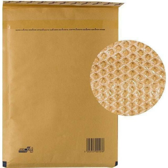 Aerofile Φάκελος με Φυσαλίδες 11*16εκ. Καφέ