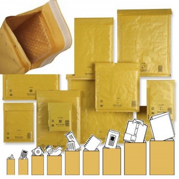 Aerofile Φάκελος με Φυσαλίδες 11*16εκ. Καφέ