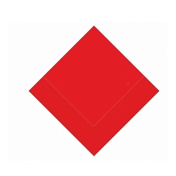 Finezza Χαρτοπετσέτα Πολυτελείας 2Φ Κόκκινη 33x33εκ. 85τμχ