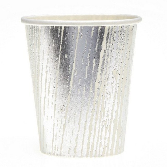Ποτήρι Χάρτινο Ασημί