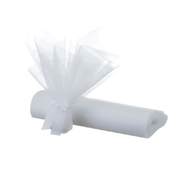 Τούλι Ελληνικό 33*33 (Λευκό) 100τμχ