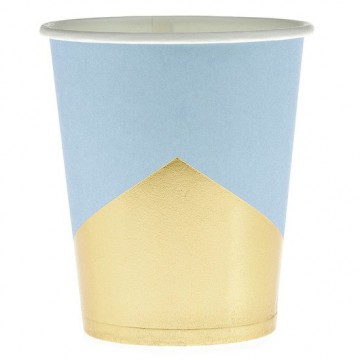 Ποτήρι Χάρτινο Σιέλ-Χρυσό