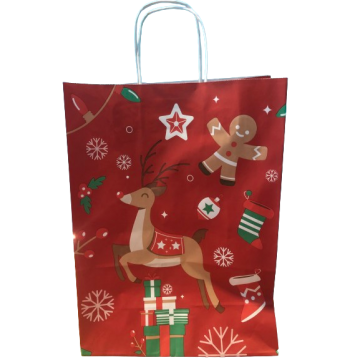 Χριστουγεννιάτικη Τσάντα Χάρτινη Χ1