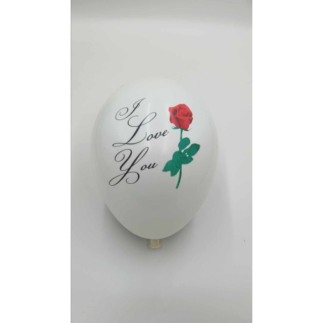 Μπαλόνι Λευκό "I love you" Μπαλόνι Λευκό "I love you"