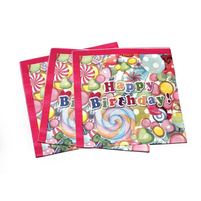 Χαρτοπετσέτα "Happy Birthday" No1