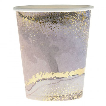 Ποτήρι Χάρτινο Χρυσό-Ροζ