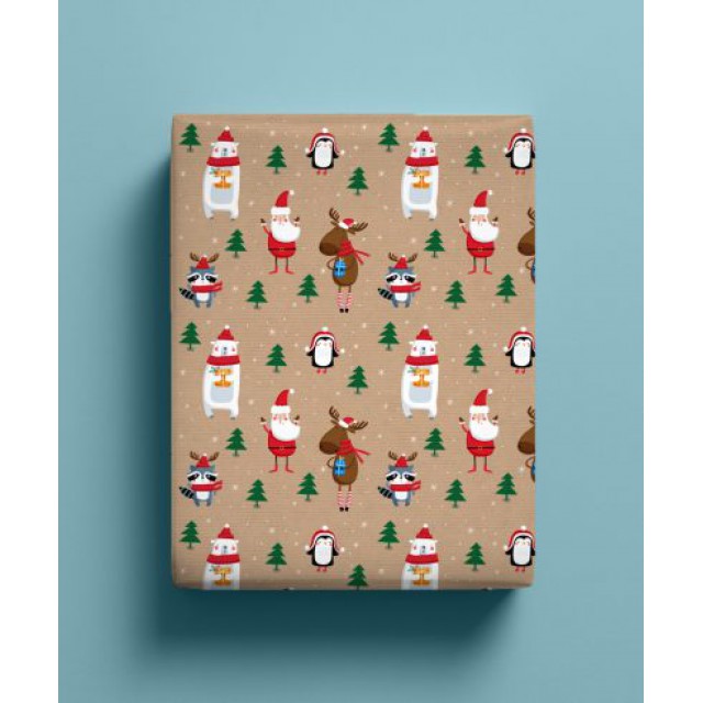 Χριστουγεννιάτικο Χαρτί Περιτυλίγματος Νο2