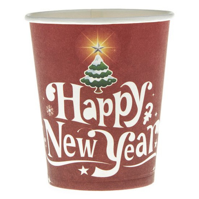 Χριστουγεννιάτικο Χάρτινο Ποτήρι 2