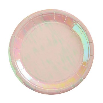 Πιάτο Χάρτινο Ιριδίζον 23cm