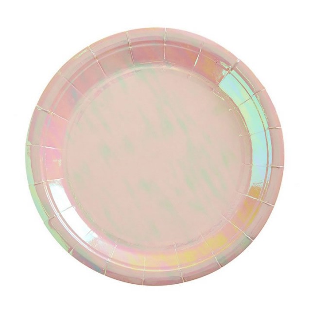 Πιάτο Χάρτινο Ιριδίζον 23cm