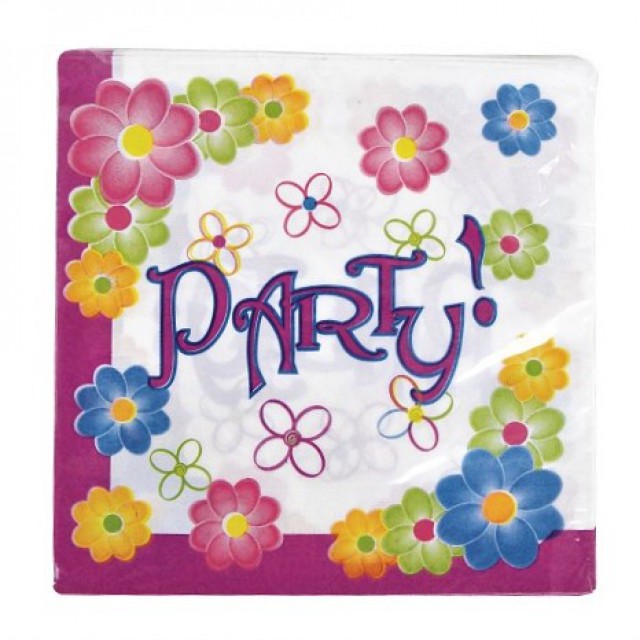 Χαρτοπετσέτα Λουλούδια