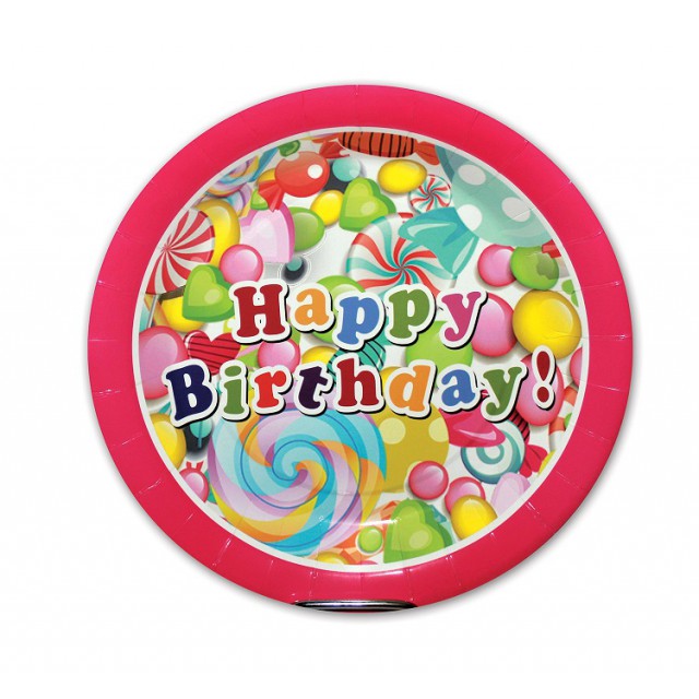 Πιάτο Happy Birthday (2) 23cm
