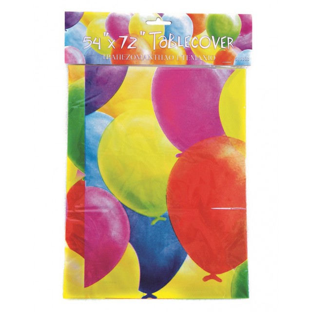 Τραπεζομάντηλο Πλαστικό Μπαλόνια
