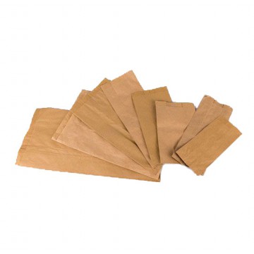 Χαρτοσακούλες Kraft -  καφέ 