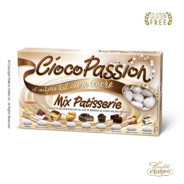 Crispo Mix Patisserie Ciocopassion Bianco 1kg