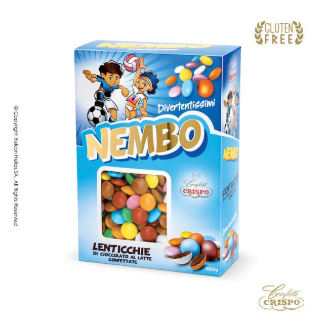 Crispo Νembo Choco Lentils Maxi 1kg