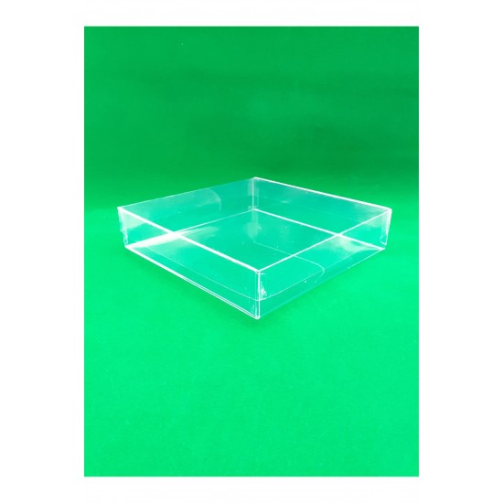 Κουτί Διάφανο Τετράγωνο 18x18x4
