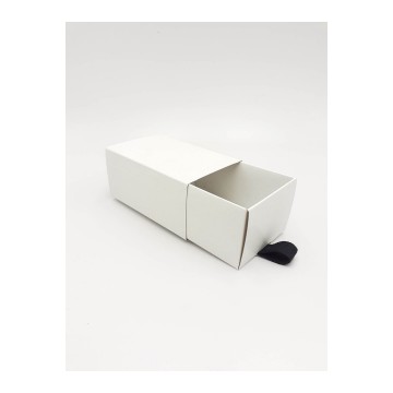 Κουτί Χάρτινο Συρταρωτό 10 x 7 x 5 (κραφτ-λευκό-μπορντό)