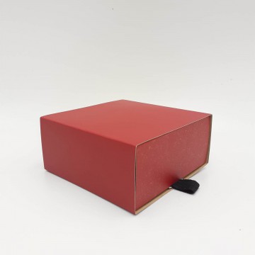 Μπιζόκουτο Χάρτινο No. (συρταρωτό) 11*11*5 (Μπορντό)