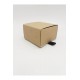 Κουτί Χάρτινο Συρταρωτό 8 x 8 x 3 (κραφτ-λευκό-μπορντό)
