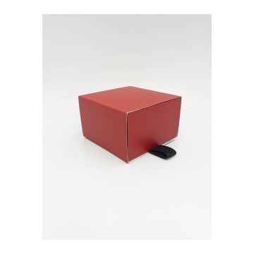 Μπιζόκουτο Χάρτινο No. (συρταρωτό) 8*8*5 (Μπορντό)