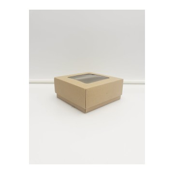 Κουτί Χάρτινο  11 x 11 x 5 (με παράθυρο)