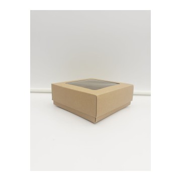 Κουτί Χάρτινο 13 x 13 x 5 (με παράθυρο)