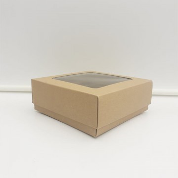 Κουτί Χάρτινο 13 x 13 x 5 (με παράθυρο)