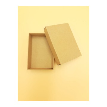 Κουτί Χάρτινο 10.5 x 7.5 x 3 (κραφτ-λευκό)