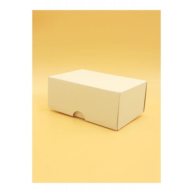 Κουτί Χάρτινο 10.5 x 7 x 4.5 (κραφτ-λευκο)