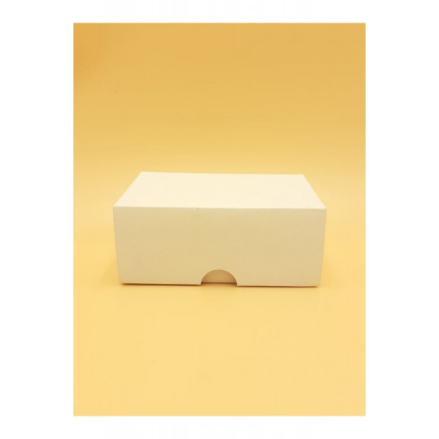 Κουτί Χάρτινο 10.5 x 7 x 4.5 (κραφτ-λευκο)