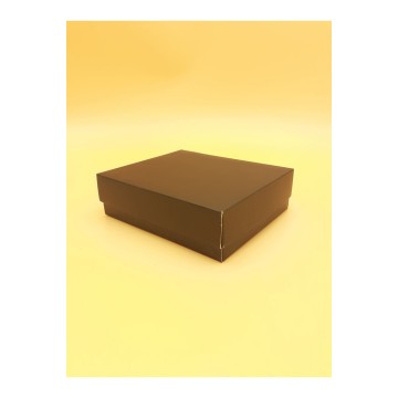 Κουτί Χάρτινο 12.5 x 10.5 x 3.5 (μαύρο-μπορντό)