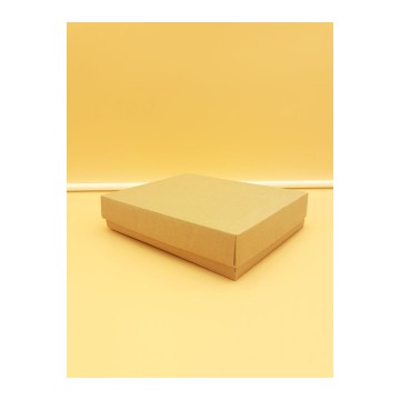 Κουτί Χάρτινο 16,5 x 13 x 3,5 (κραφτ-λευκό)
