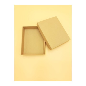 Κουτί Χάρτινο 16,5 x 13 x 3,5 (κραφτ-λευκό)