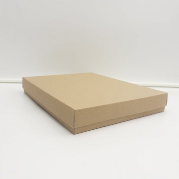 Μπιζόκουτο Χάρτινο No. 22*29*4 (Κραφτ-Λευκό)