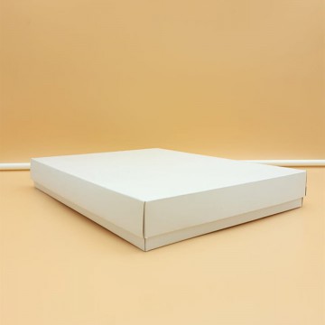 Μπιζόκουτο Χάρτινο No. 22*29*4 (Κραφτ-Λευκό)