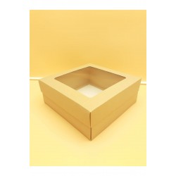 Κουτί Χάρτινο  25,5 x 25,5 x 10 (με παράθυρο)