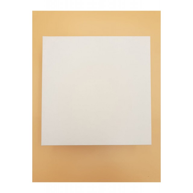 Μπιζόκουτο Χάρτινο No. 25*25,5*10 (Κραφτ-Λευκό)