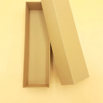 Μπιζόκουτο Χάρτινο No. 28*8*6 (Κραφτ-Λευκό)