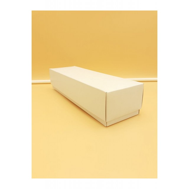 Κουτί Χάρτινο 28 x 8 x 6 (κραφτ-λευκό)