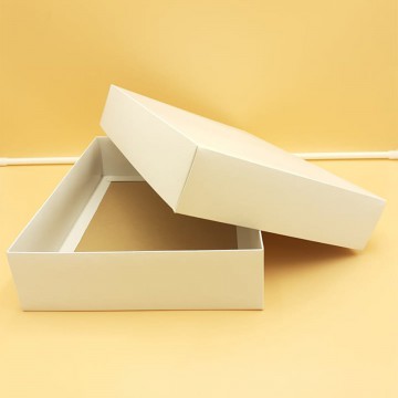 Μπιζόκουτο Χάρτινο No. 34*25*7,5 (Κραφτ-Λευκό)