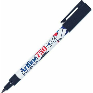 Artline 750 Μαρκαδόρος Μαύρος Ανεξίτηλος για Ύφασμα 0.7mm