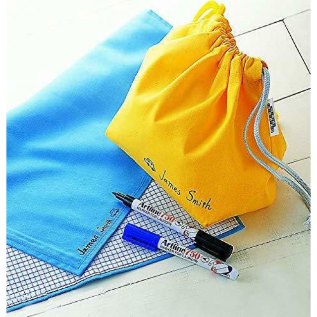 Artline 750 Μαρκαδόρος Μαύρος Ανεξίτηλος για Ύφασμα 0.7mm