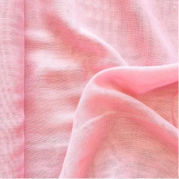 Ροζ Γάζα Βαμβακερή 